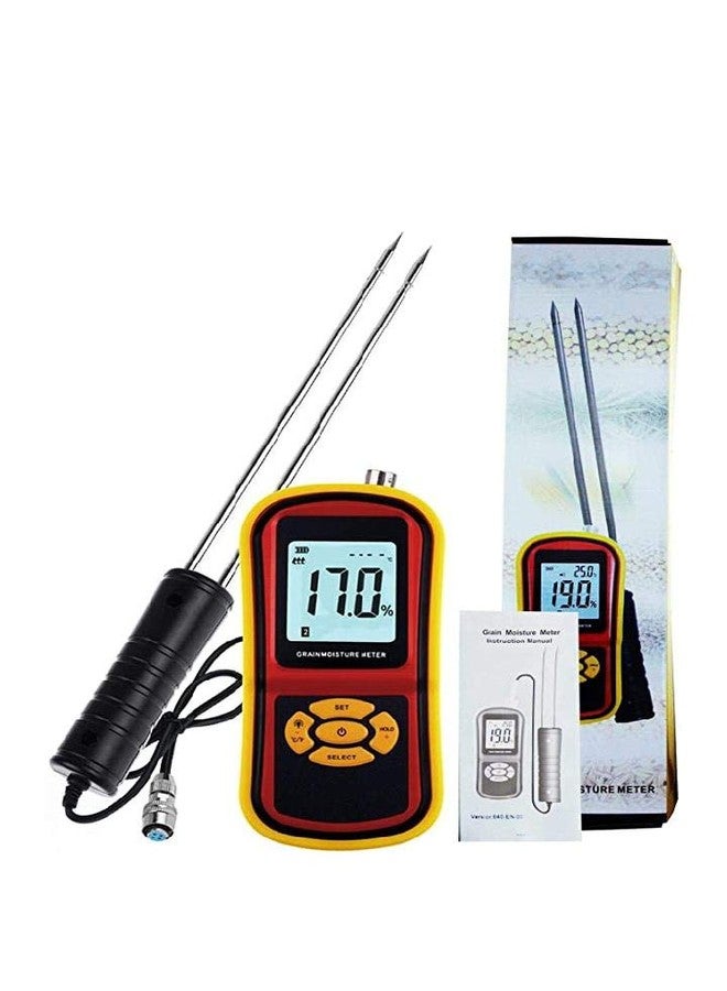 KERRO® Grain Moisture Meter with Measuring Probe & Digital Display - Image 1